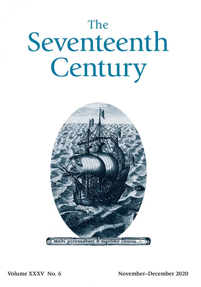 <p>“You Can Leave Your Hat On: Men's Portraits, Power, and Political Identity in the Seventeenth-Century Dutch Republic”,&nbsp;<i>The Seventeenth Century</i></p>